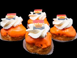 4 Oranje moorkoppen