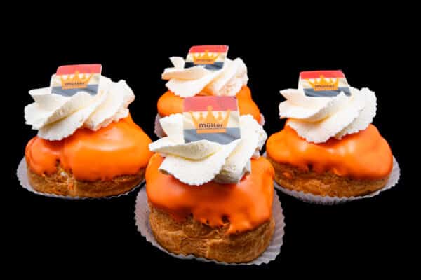 4 Oranje moorkoppen