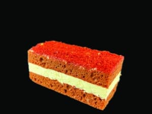 Red velvet gebakje