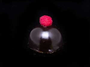 Chocolade mousse bolgebakje