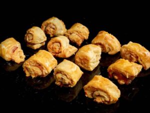Mini ham-kaas croissants