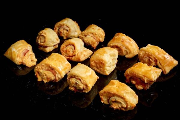 Mini ham-kaas croissants