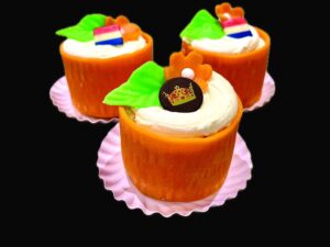Oranje Chipolata gebakje
