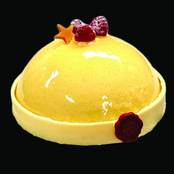 Champagne frambozen bombe