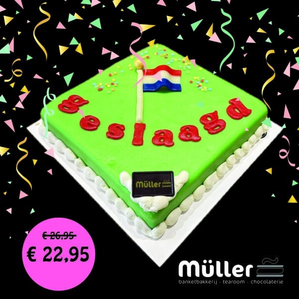 Hoera Geslaagd taart